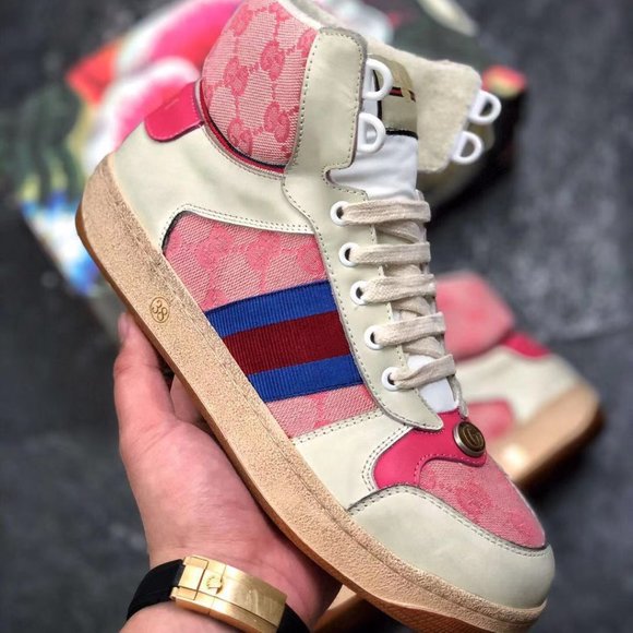 newgUCCI LEATHER CASUAL SHOES CLASSIC